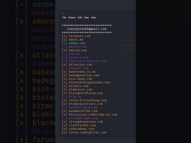 Find All Connected Accounts from Any Gmail! 🔍 (Holehe Tool Kali Linux) | #rgsecurityteam