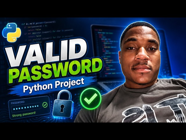 Python Password Validator Project | Password Strength Checker