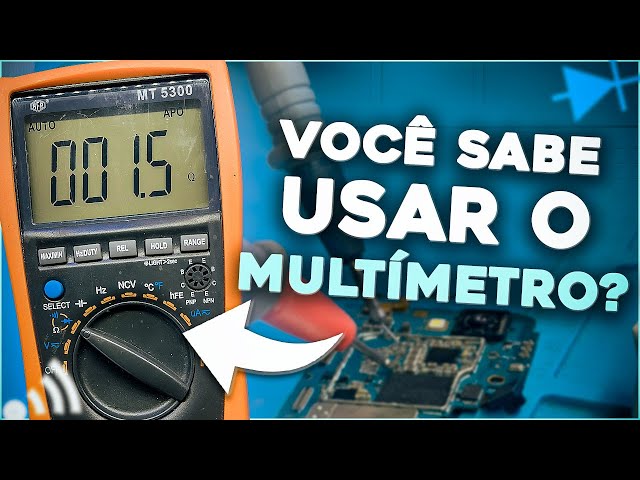 As 4 Escalas do Multímetro Que Todo técnico Tem Que Dominar no Conserto de Celular (Live #114)