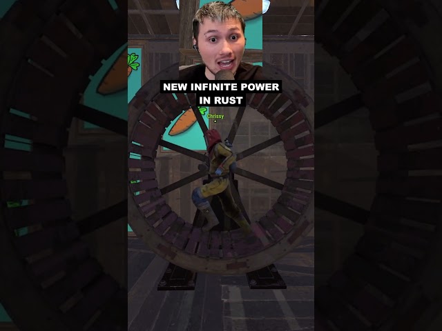 Infinite Power Water Wheel?! 💧⚡ #shorts #rust #gaming