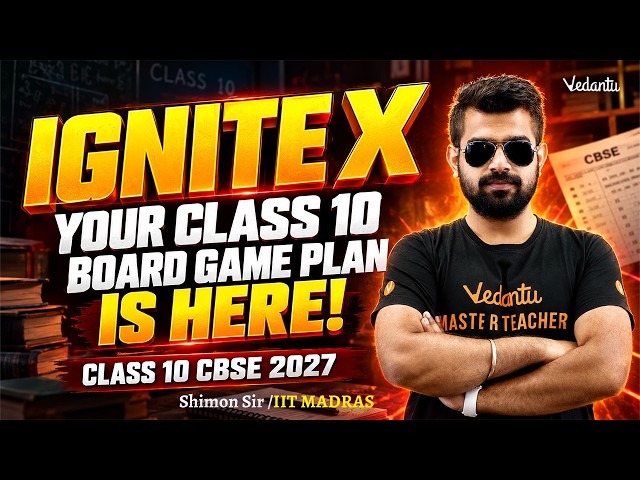 IGNITE X | Your Class 10 Board Game Plan is HERE 🚀 Class 10 CBSE 2027 | Shimon Sir