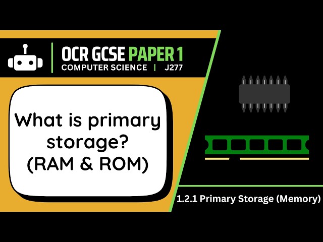 Primary Storage (Memory) | 2.1 | OCR GCSE Computer Science