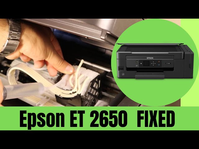 Epson ET 2650 - How to Unclog Print Head - Eco Tank Printing [PROBLEM SOLVED - MUST WATCH]