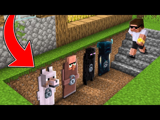 I Found Secret Mob Doors in Minecraft..