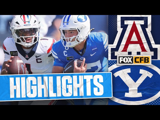Arizona Wildcats vs No. 15 BYU Cougars Highlights 🏈 FOX College Football
