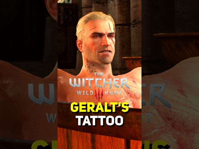 Geralt's SECRET Neck Tattoo in The Witcher 3