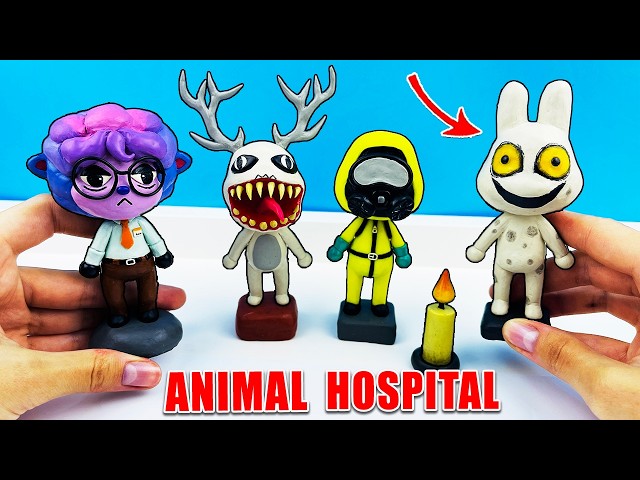 I Made ANOMALY Characters from Animal Hospital Roblox with Clay