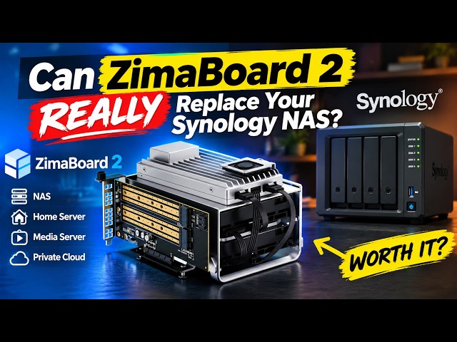 Can the ZimaBoard 2 REALLY replace a Synology NAS?
