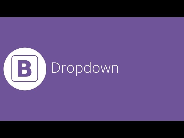 Bootstrap tutorial 16 - Dropdowns