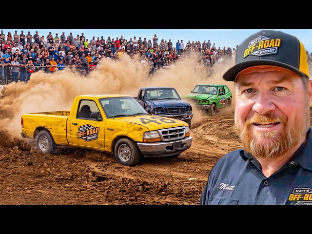Racing Ford Rangers at Utah Motorsport Campus