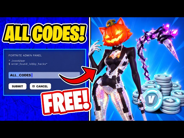 ALL LOBBY HACK CODES IN FORTNITE! (UNLOCKING ALL ADMIN PANEL FREE REWARDS)