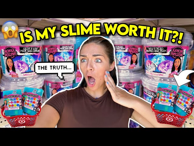 Is my Target Slime WORTH IT?!! 🤔 *the truth about Nichole jacklyne Slime Review* 😱