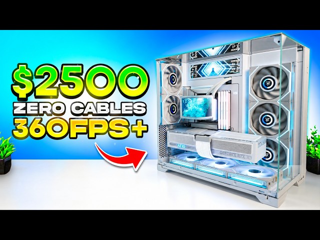I Built a $2500 Gaming PC With ZERO Cables!