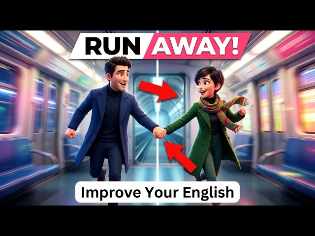 I Dropped My Earbud On The Train Tracks! 😱 | English Story | A1 - A2