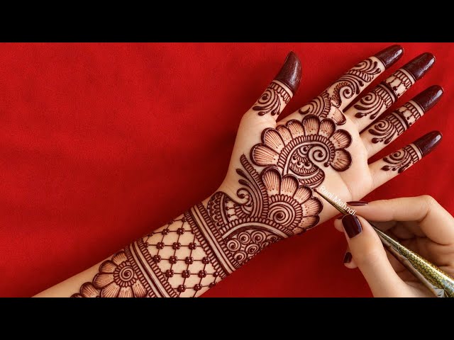 Most Easy And Beautiful Mehndi Design | Jitiya Special Mehandi Design Simple |Easy stylish back hand