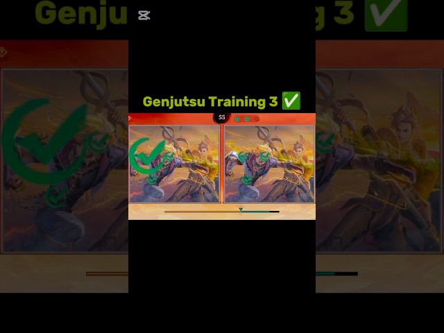 Genjutsu Training 3 Completely Tutorial Mobile Legends #mlbb #mobilelegends #ml2b