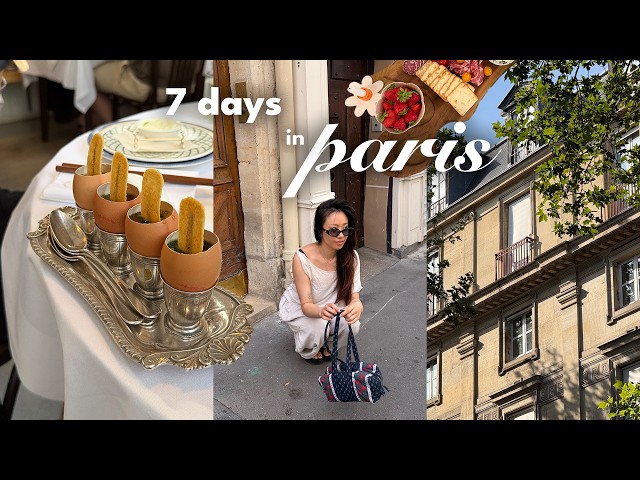 summer in paris 🥐 travel itinerary, french food & restaurants, cafes, & exploring the city