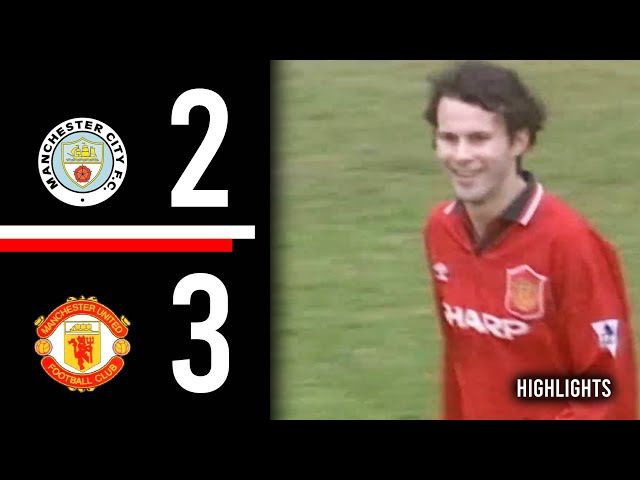 Manchester City v Manchester United | HIGHLIGHTS | 1995/96