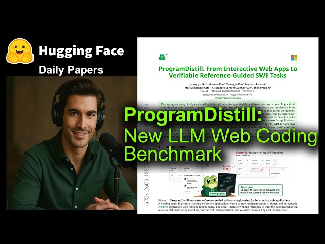 ProgramDistill: New LLM Web Coding Benchmark