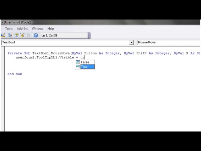 Excel 2010 VBA Tutorial 53   Userforms   Events