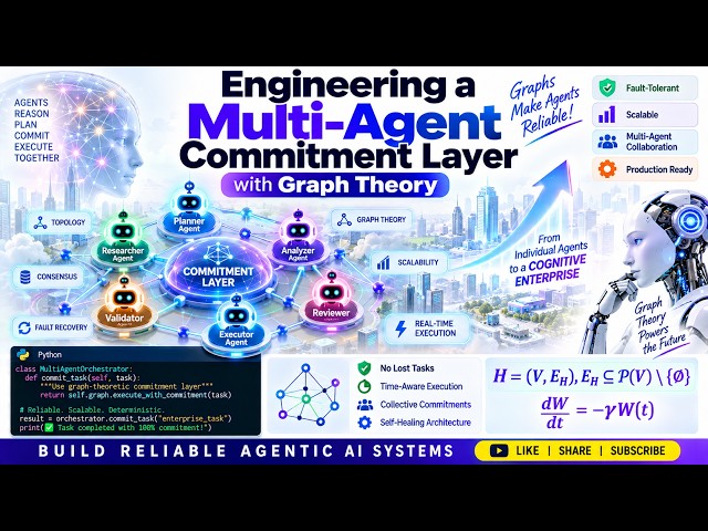 Engineering a Multi-Agent Commitment Layer with Graph Theory #agenticai #aiarchitecture