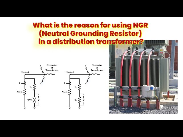 What is the reason for using NGR (Neutral Grounding Resistor) in a power transformer?
