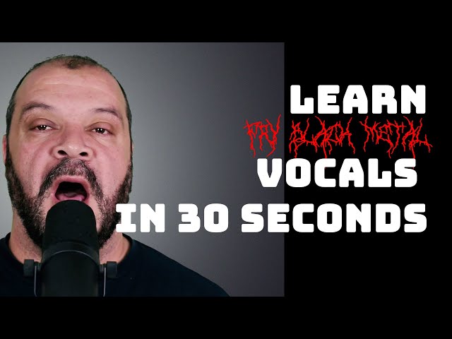 Learn Frog Black Metal Vocals In 30 Seconds