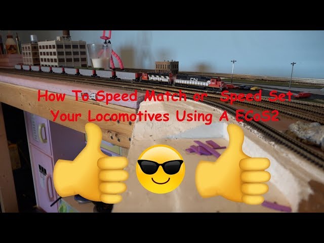Speed Matching Pt. 1 Using the ECoS2: A Hobby Adventure !
