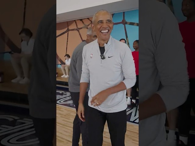 Home Court at the Obama Presidential Center #barackobama #basketball