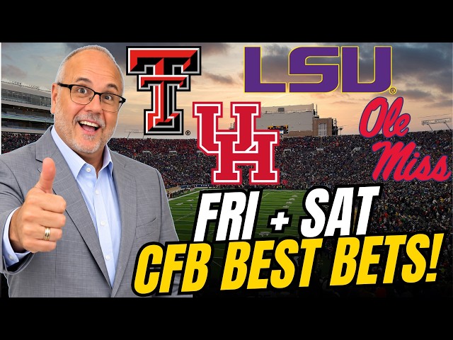 Houston vs Texas Tech & LSU vs Ole Miss Picks | Marco D’Angelo