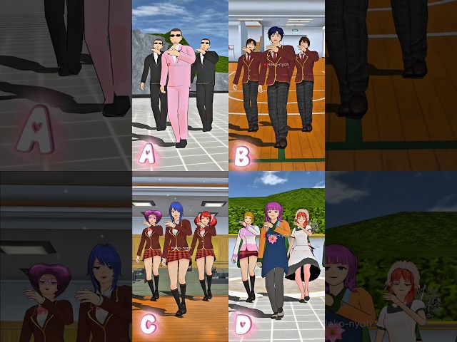 Brazilian Dance Trend Compilation 🇧🇷 Pick your favorite ❤️ #sakuraschoolsimulator #shorts #trending
