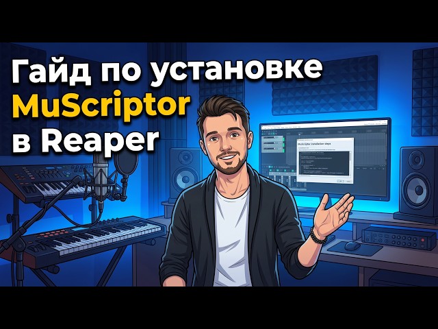 Гайд по установке Muscriptor в Reaper