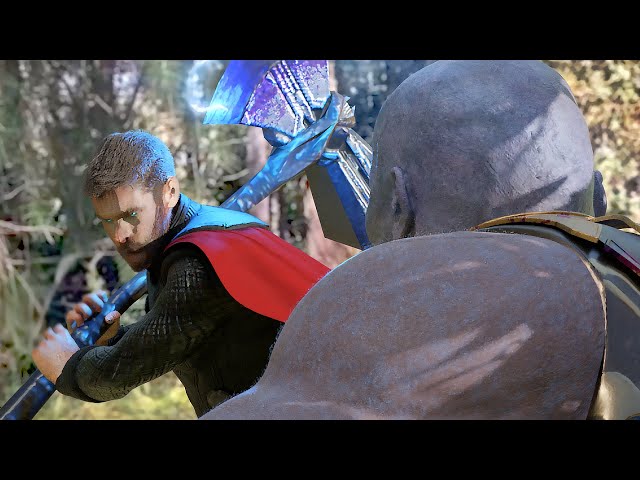 What If “Avengers: Infinity War” Ended Like This? | THOR vs. THANOS (Fight Scene)