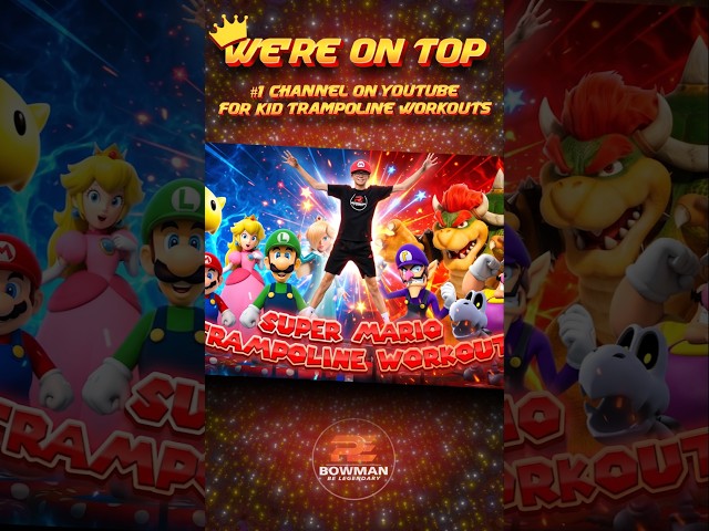 On Top Of The World - PE Bowman - #1 YouTube Channel For Kid Trampoline Workouts