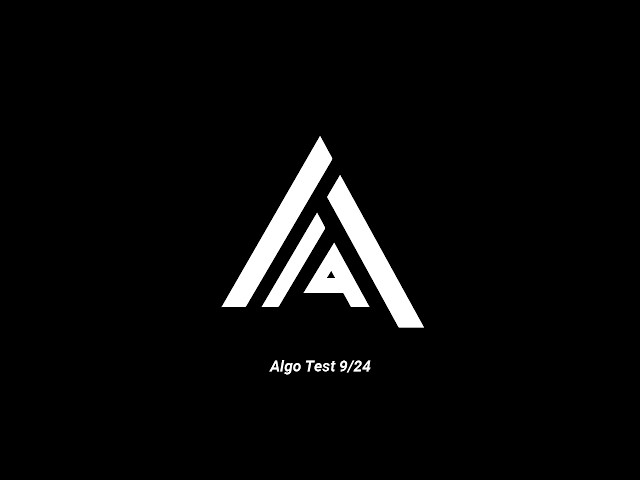 Austin's Algo Testing 9/24