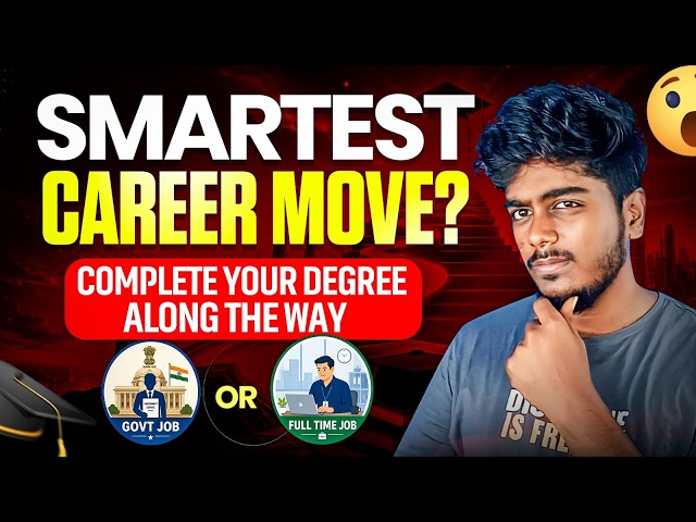 Government Exams, Job & Degree Together in 2026? 😱 | Online Degree worth? Best University🔥