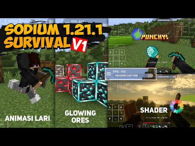 1.21.1 Survival Modpack V1 😋 - Full Shaders, Resource Packs & Settings