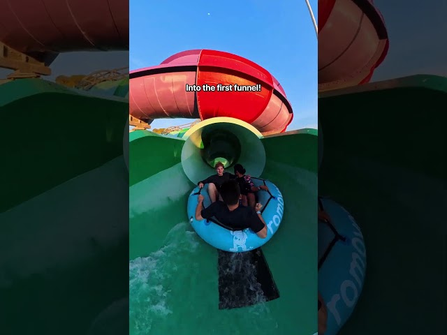 Dual Funnel Python Water Slide in Thailand!
