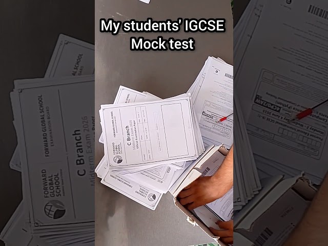 Marking IGCSE Mock Papers...  #igcse #programming #computerscience #learnwithsahil #python