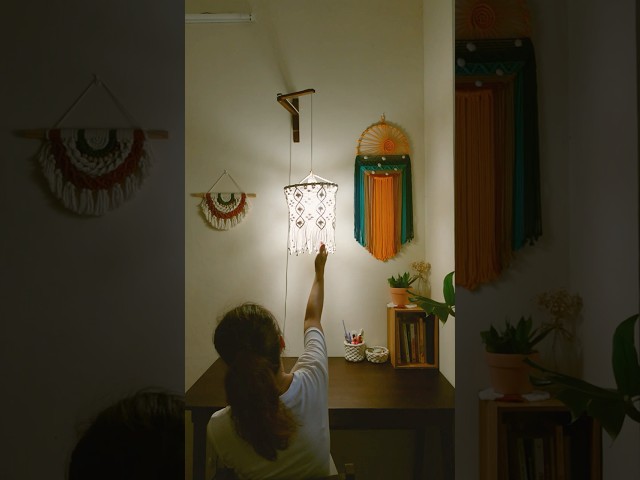 Slow Living Diaries: A Mindful Crafting Session | Macrame Lampshade
