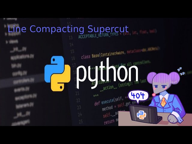 Python Line Compacting Supercut