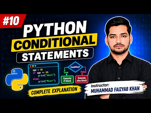 Python Conditional Statements Explained #10 | if, elif, else & Ternary Operator