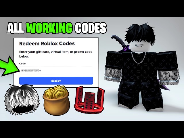 ALL WORKING CODES ON ROBLOX 2026! 🔥🤯