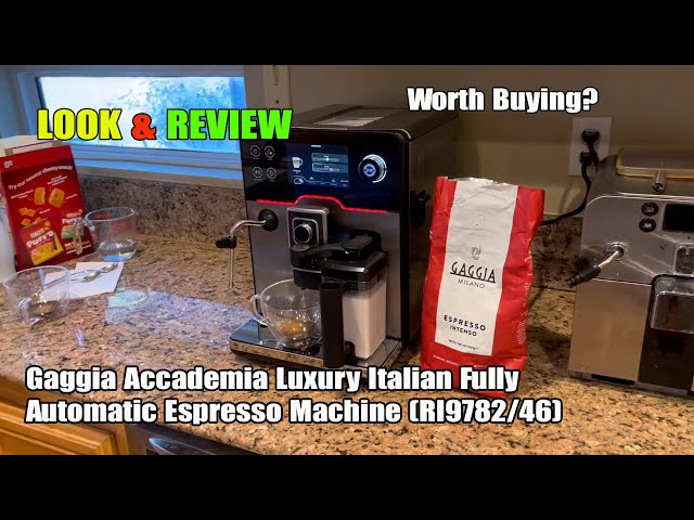 Gaggia Accademia Review | Luxury Italian Fully Automatic Espresso Machine