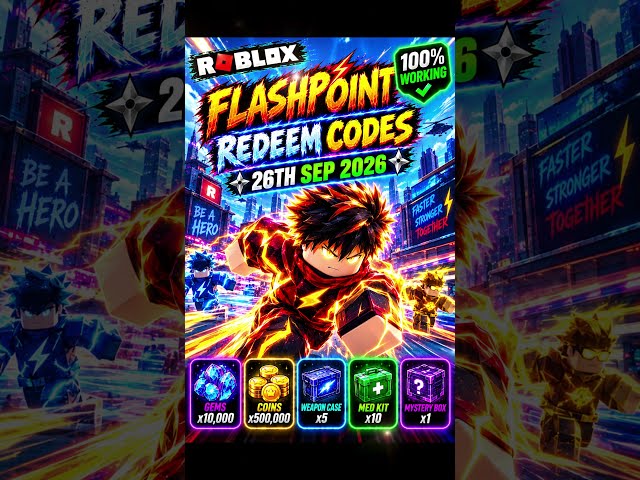 FLASHPOINT Codes UPDATED | Roblox Flashpoint Redeem Codes