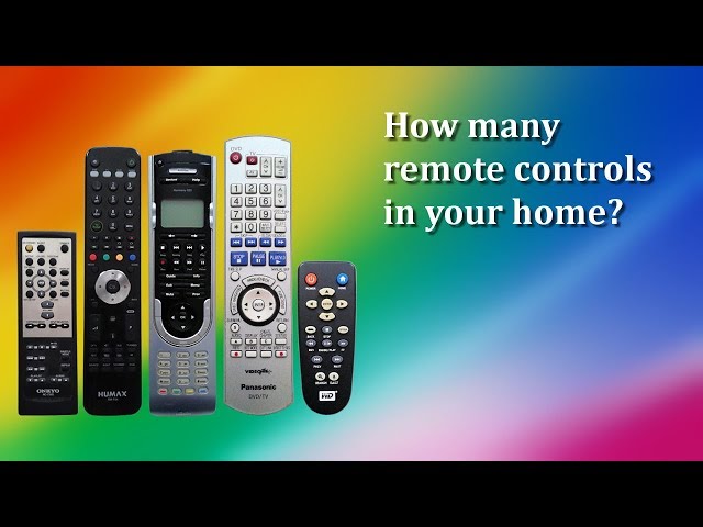 How Many Remote Controls Are Around Your Home