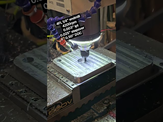 Milling a mount for an electric tapping arm #cncmill #cnc #cnctips #diyCNC
