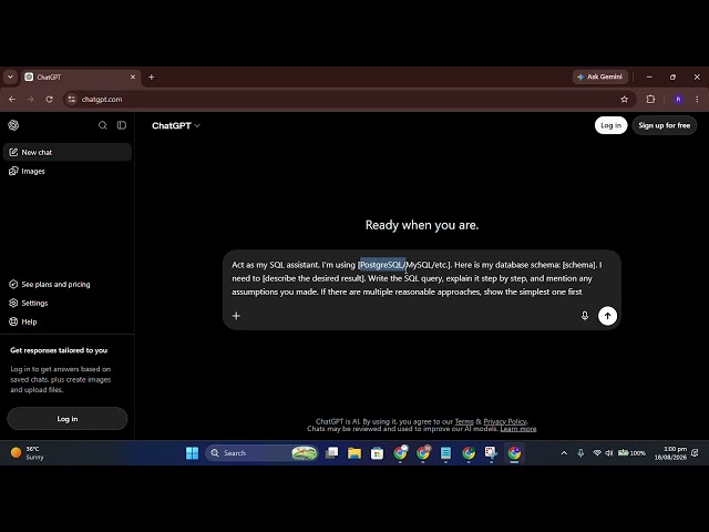 ChatGPT for SQL Queries Tutorial | Complete Beginner Guide