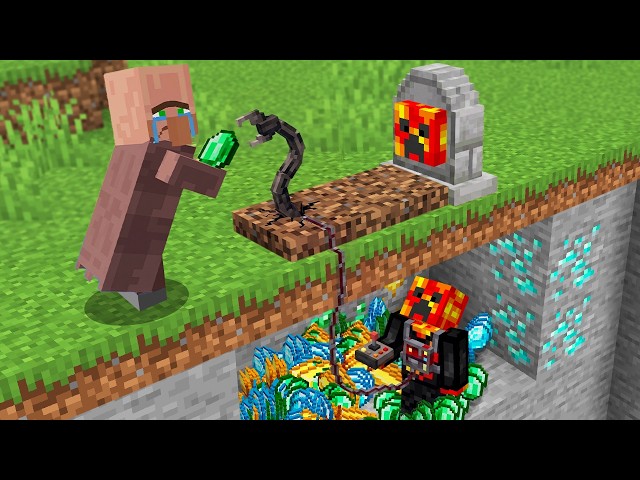 12 WAYS to STEAL OP ORES from VILLAGERS!