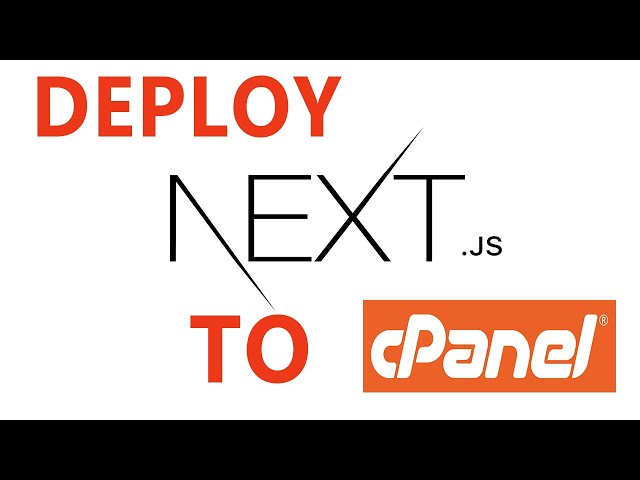 How to Deploy Next.js App on cPanel | Learn how to host Next.js app on GoDaddy